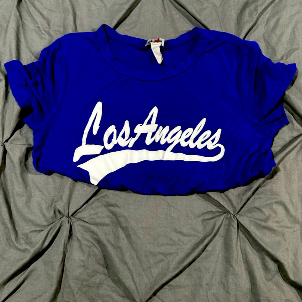 LA cropped shirt